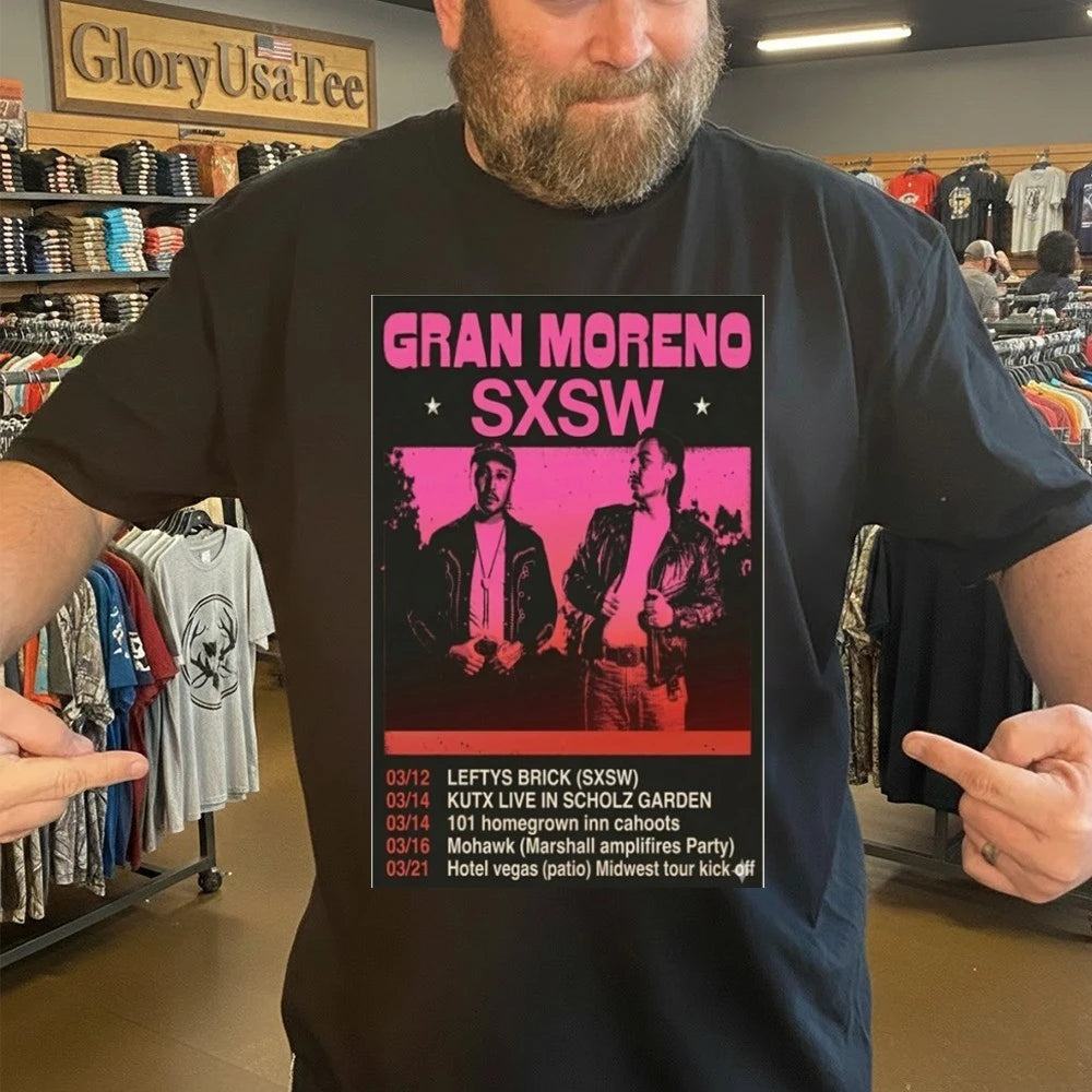 Gran Moreno Tour March 2026 Poster Shirt
