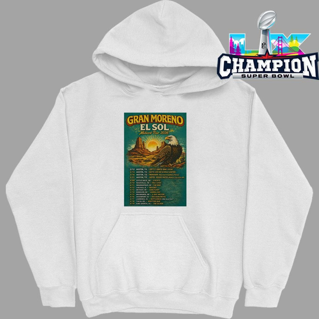 Gran Moreno Tour Midwest 2026 Shirt