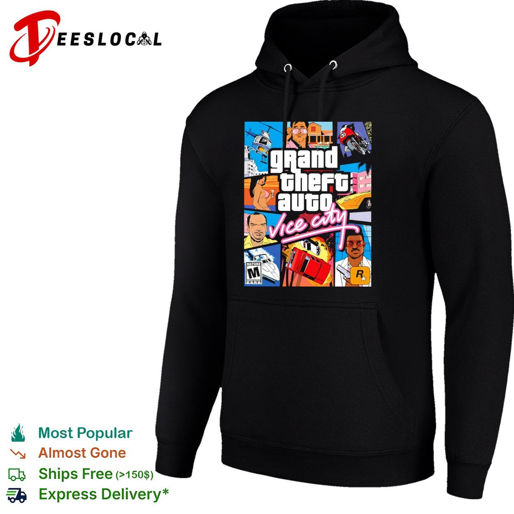 Grand Theft Auto Vice City game cover shirt