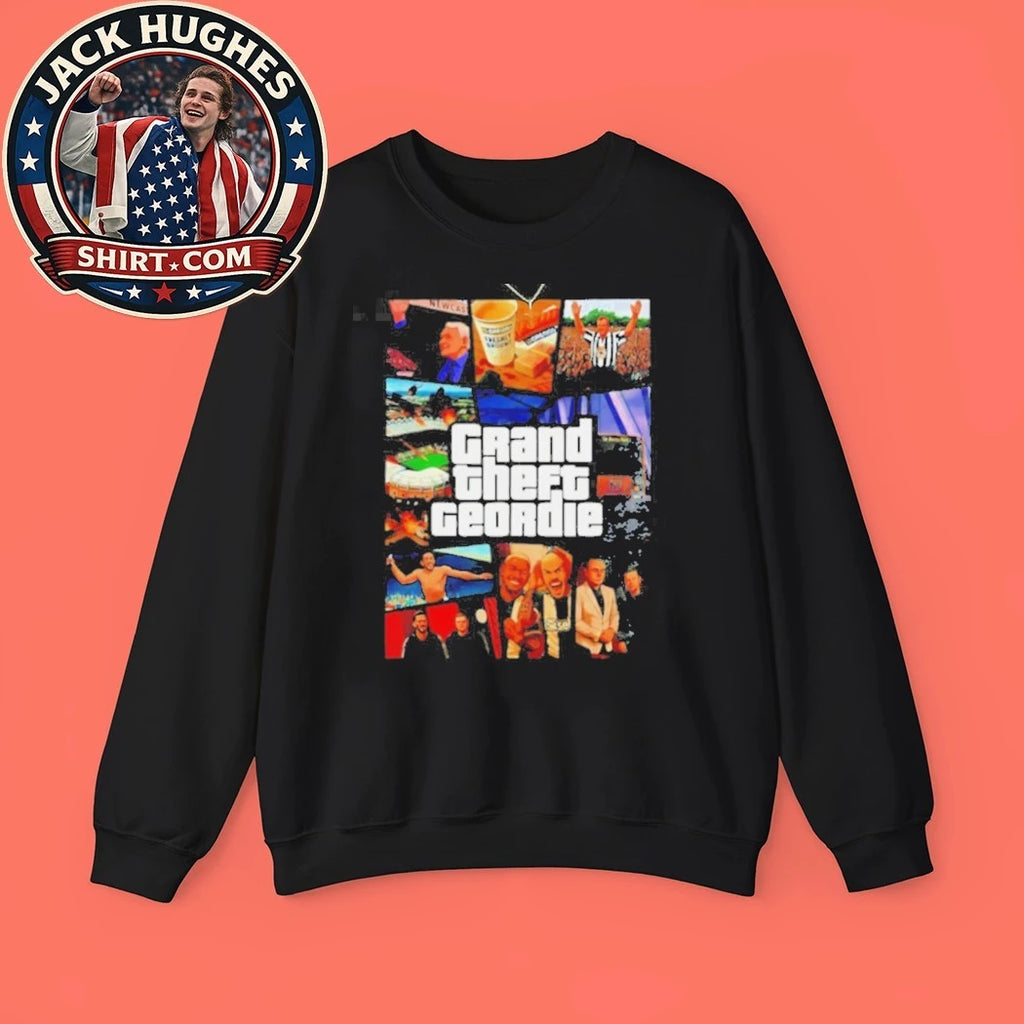 Grand Theft Geordie Newcastle United Football Club Parody Shirt