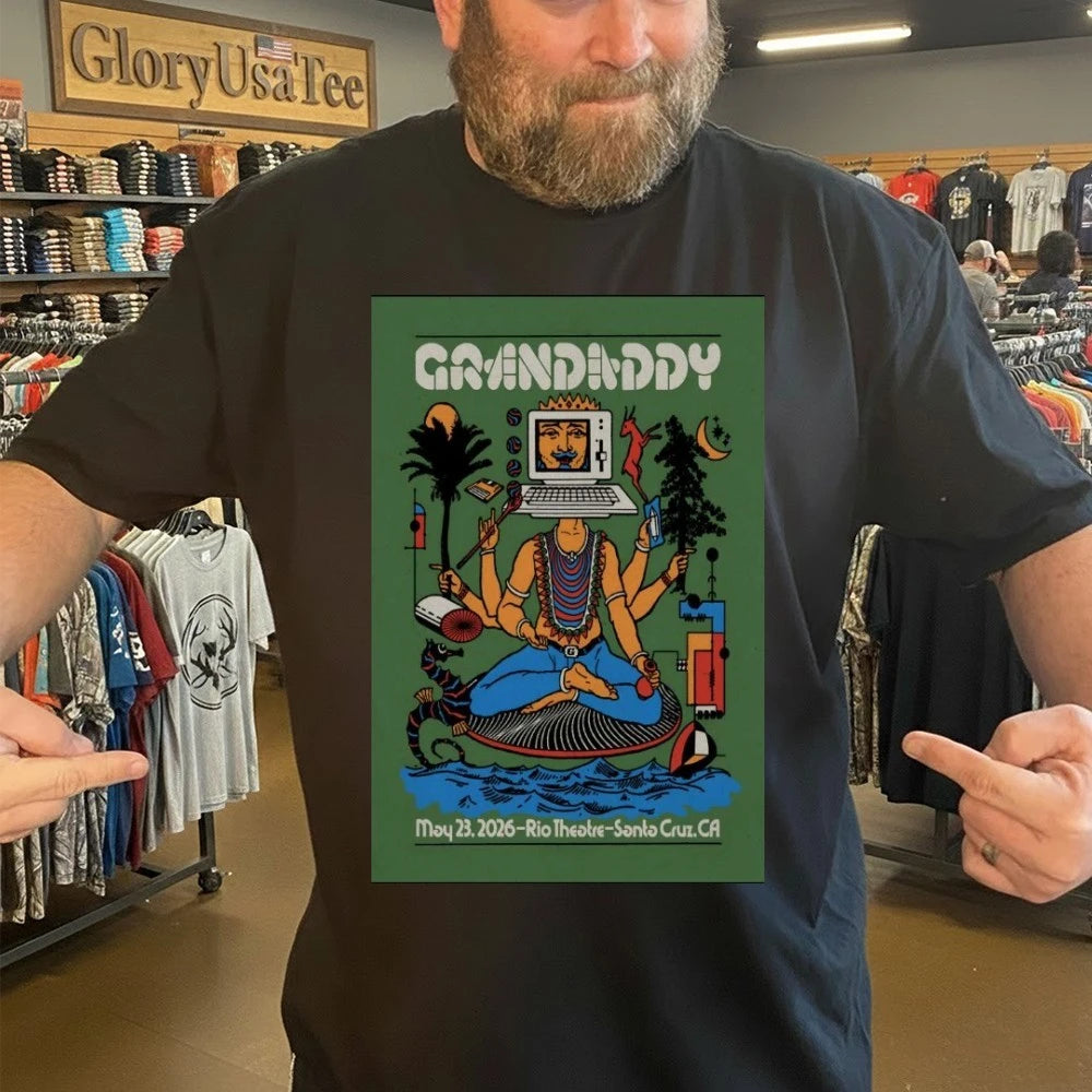 Grandaddy 5-23-2026 Santa Cruz CA Poster Shirt