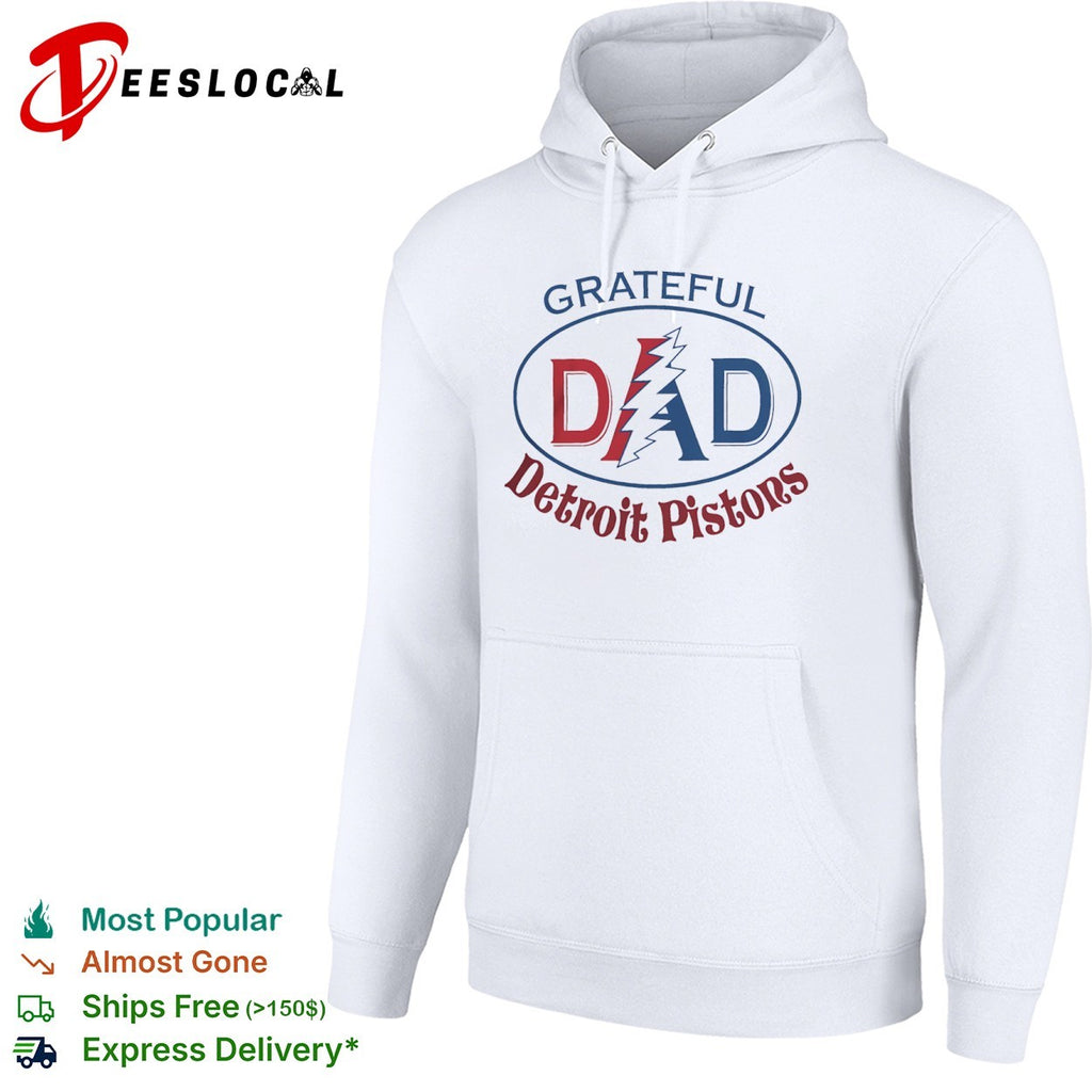 Grateful Dad Detroit Pistons x Grateful Dead shirt