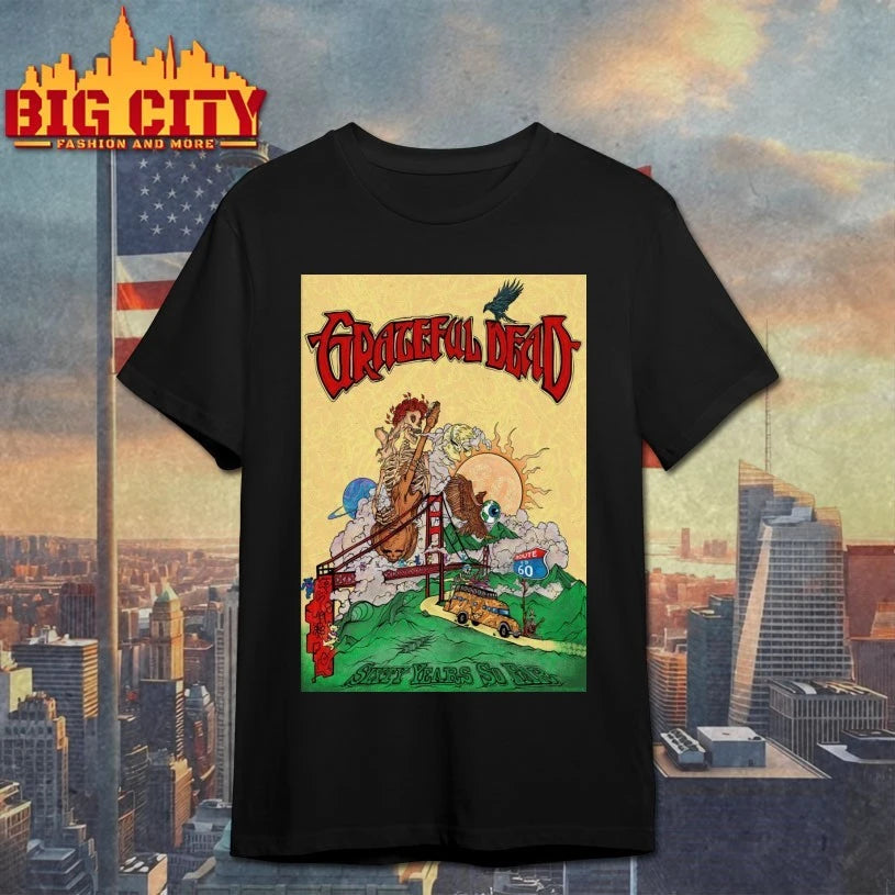 Grateful Dead 60 Years So Far Foil Poster shirt