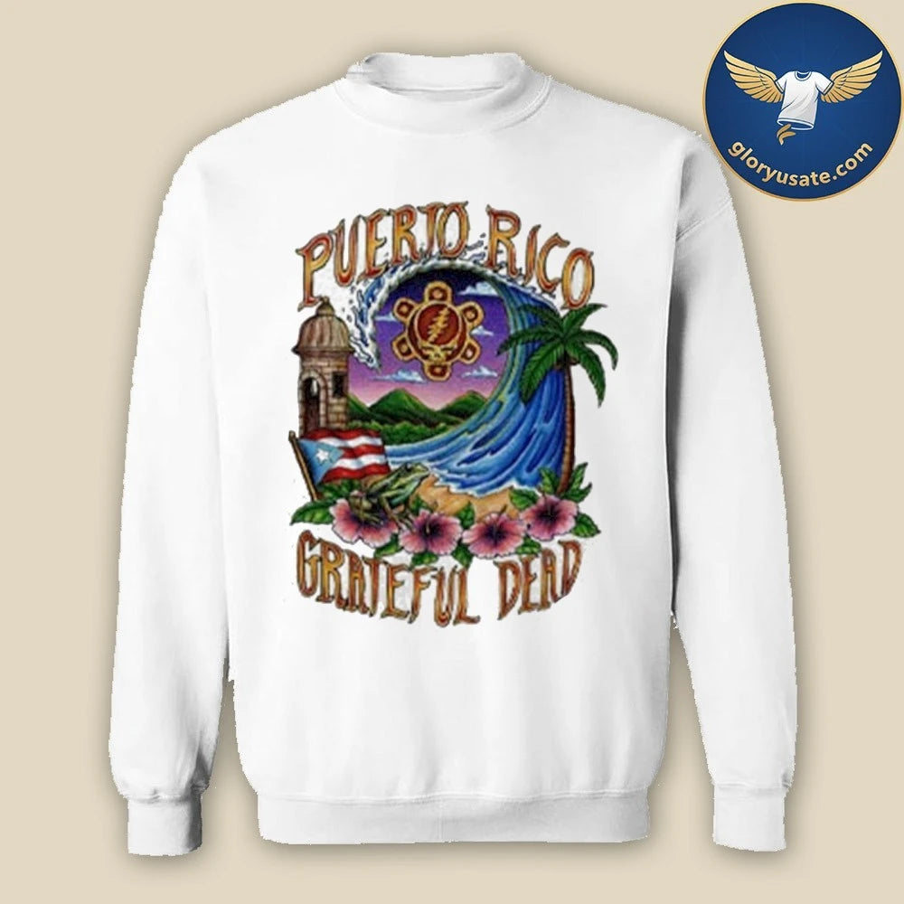 Grateful Dead Puerto Rico United States of Dead T-Shirt