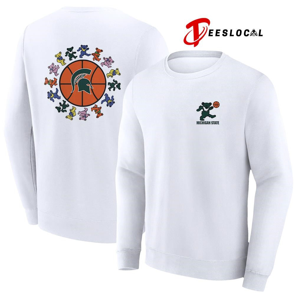 Grateful Dead x Michigan State Spartans bears full court shirt
