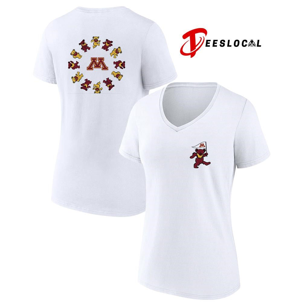 Grateful Dead x Minnesota Golden Gophers bears circle shirt