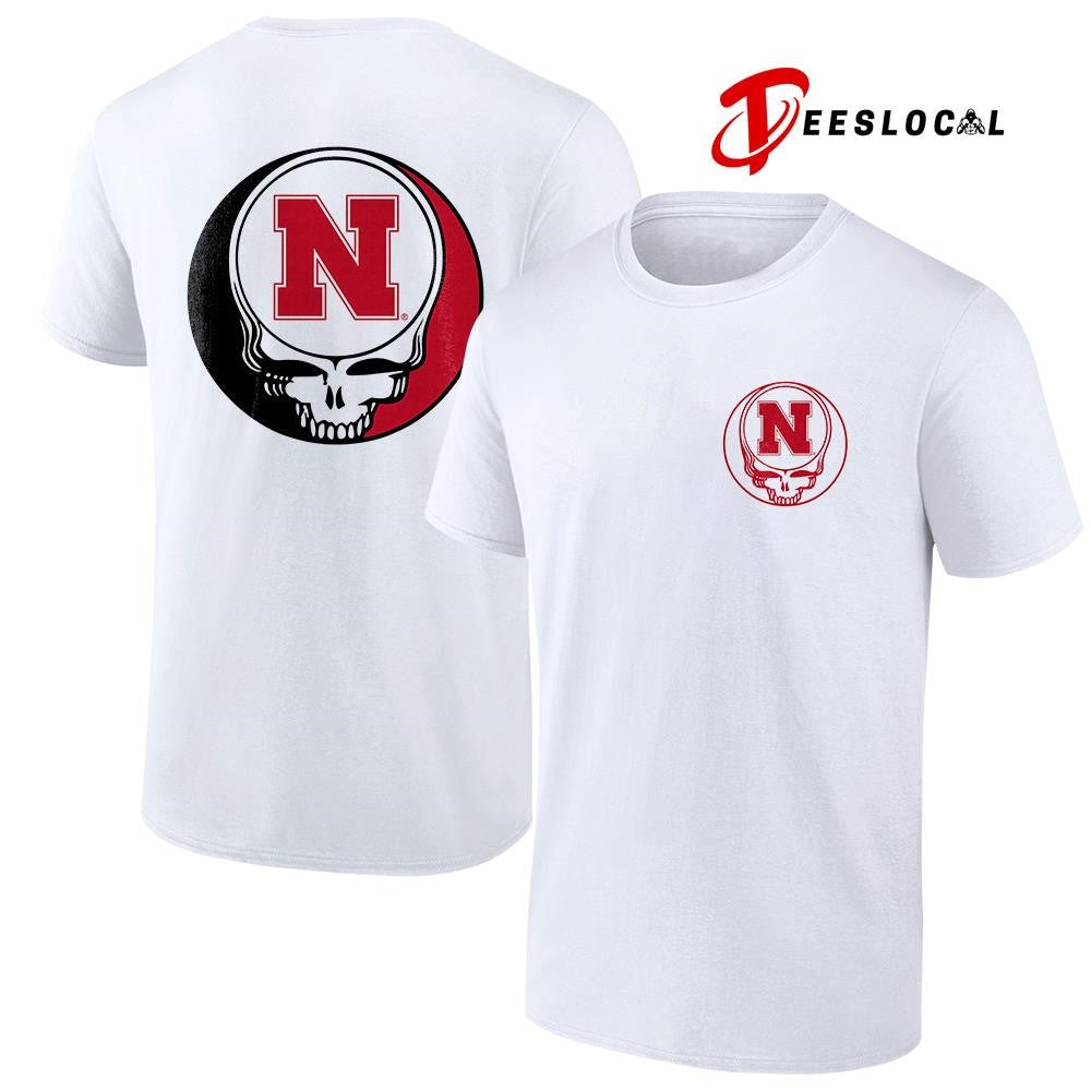 Grateful Dead x Nebraska Cornhuskers logo parody shirt