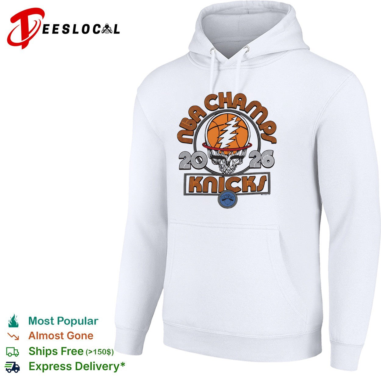 Grateful Dead x New York Knicks NBA Champs 2026 Basketball shirt