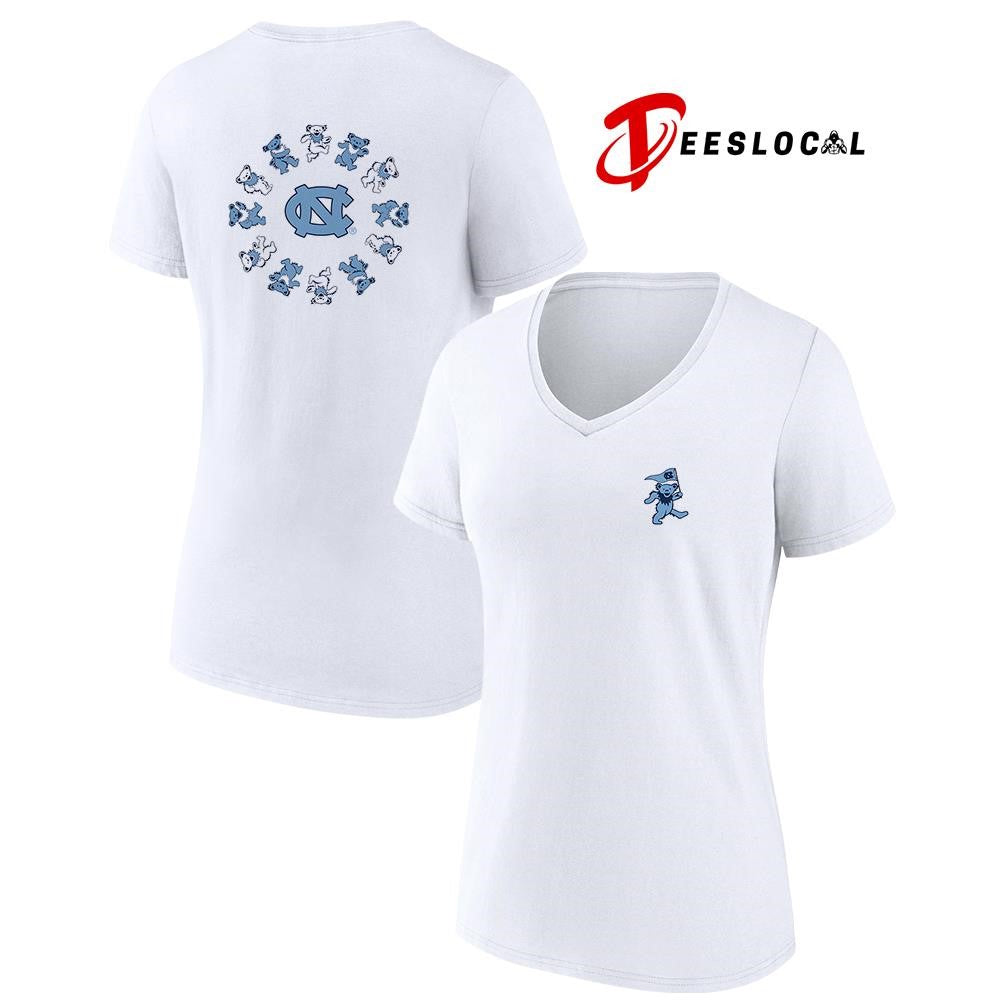 Grateful Dead x North Carolina Tar Heels bears circle shirt