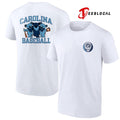 Grateful Dead x North Carolina Tar Heels mascot baseball shirt