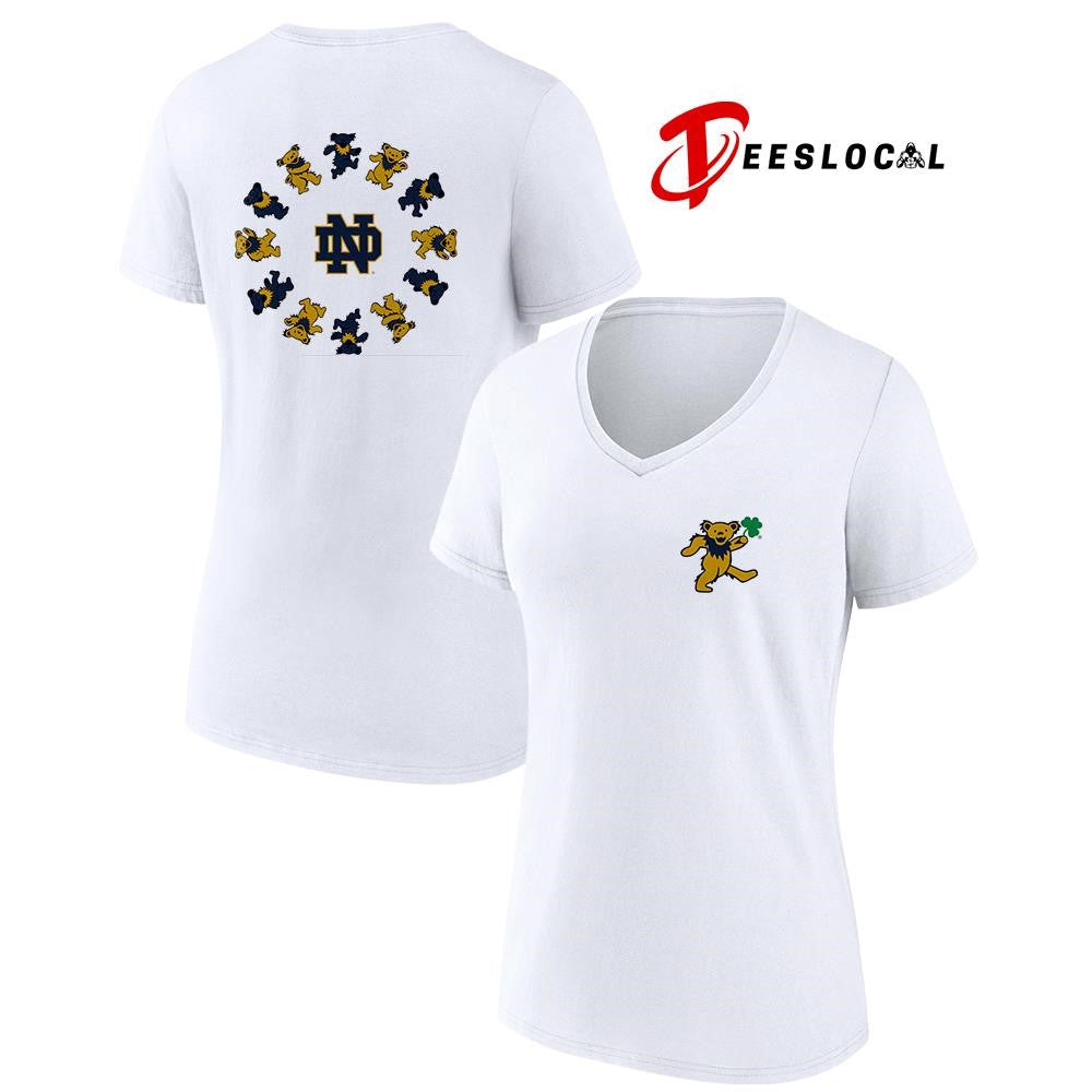 Grateful Dead x Notre Dame Fighting Irish bears circle shirt
