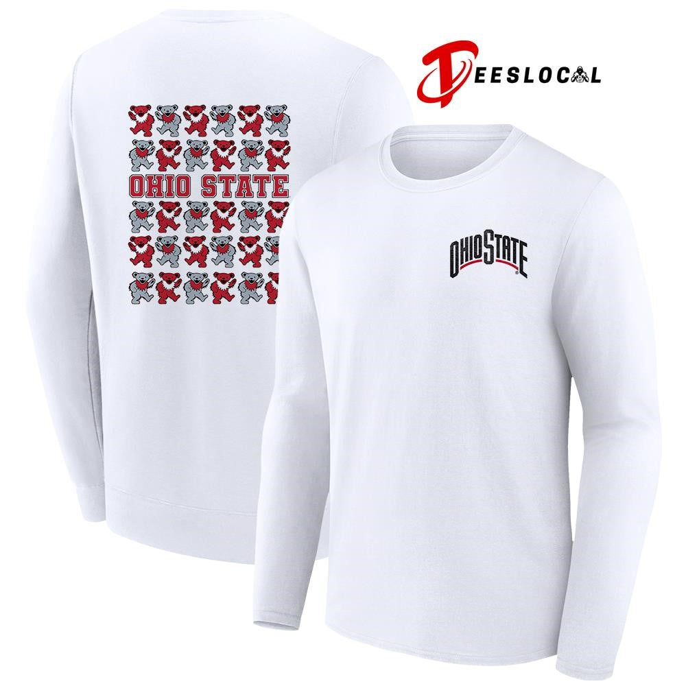 Grateful Dead x Ohio State bears mascot shirt
