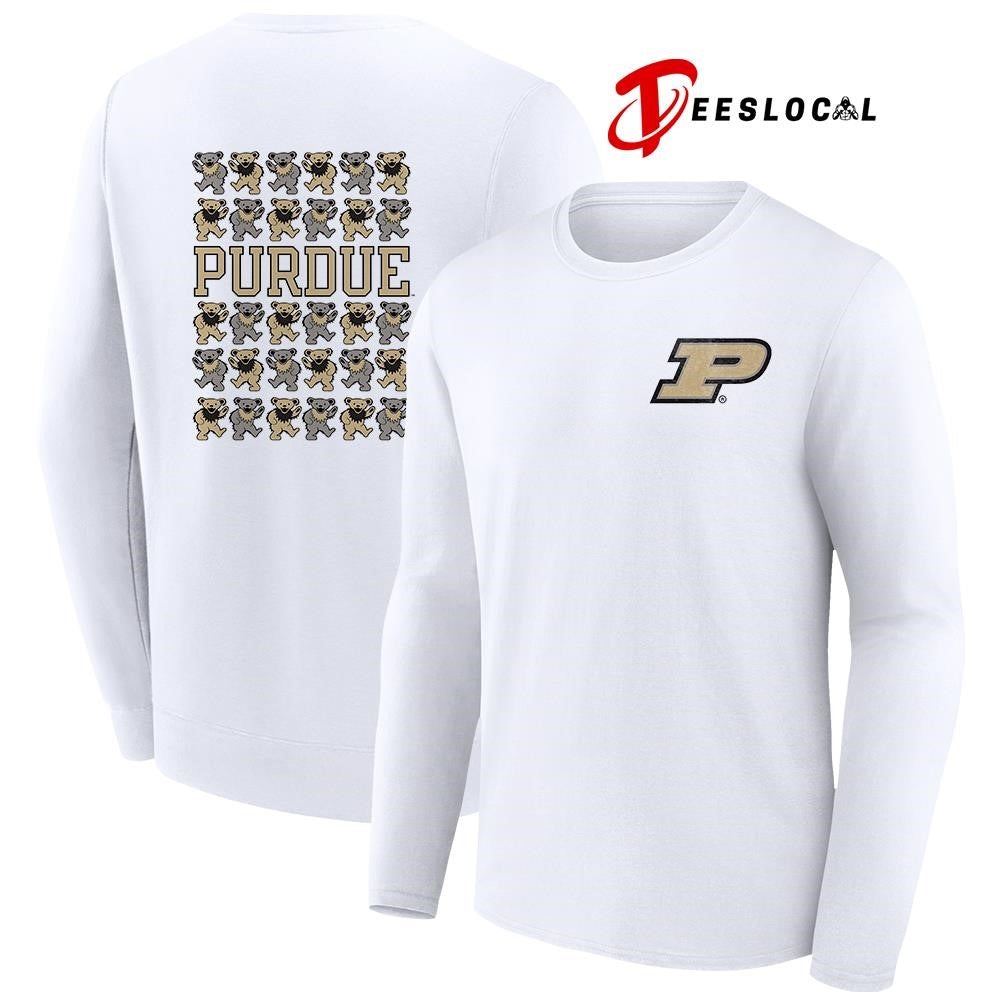 Grateful Dead x Purdue Boilermakers bears mascot shirt