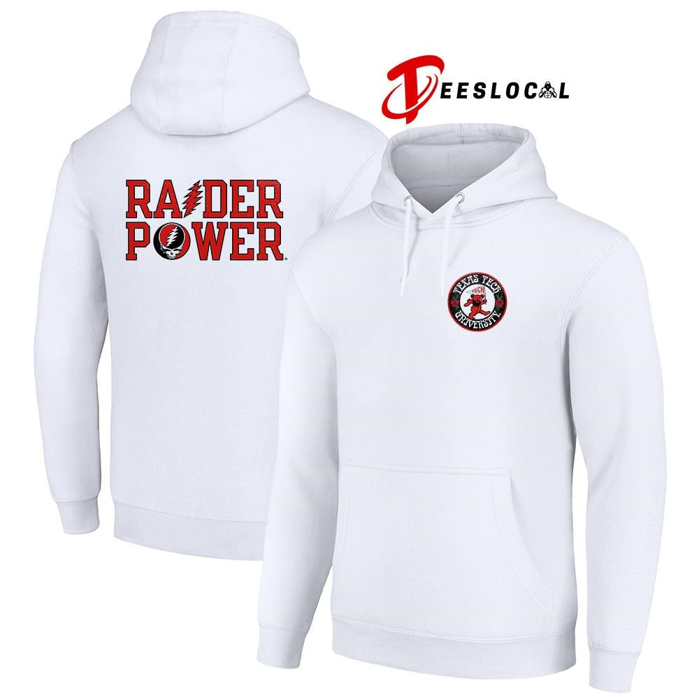 Grateful Dead x Texas Tech Red Raiders Raider power logo shirt