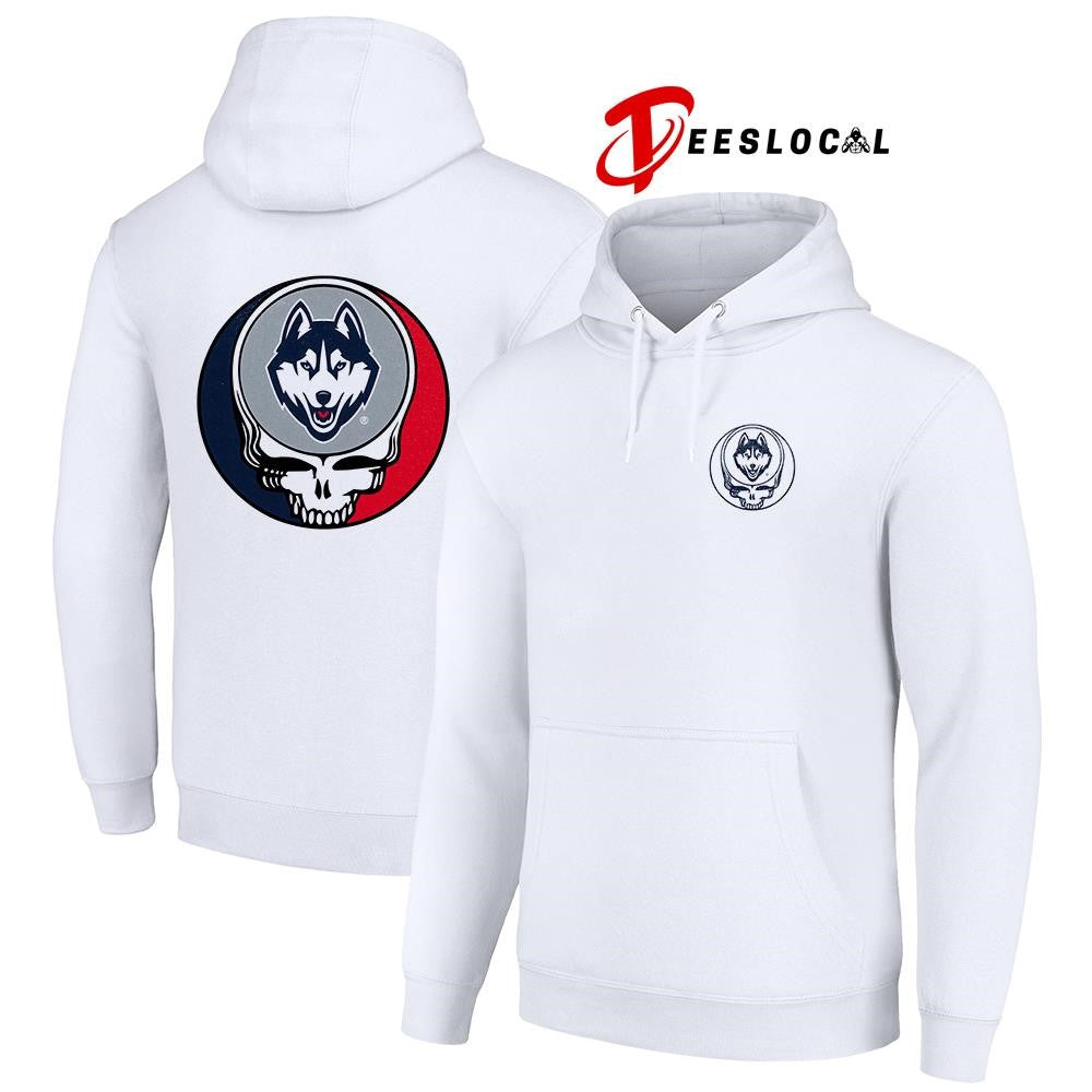 Grateful Dead x Ucon Huskies logo parody shirt