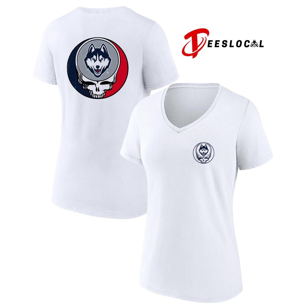 Grateful Dead x Ucon Huskies logo parody shirt