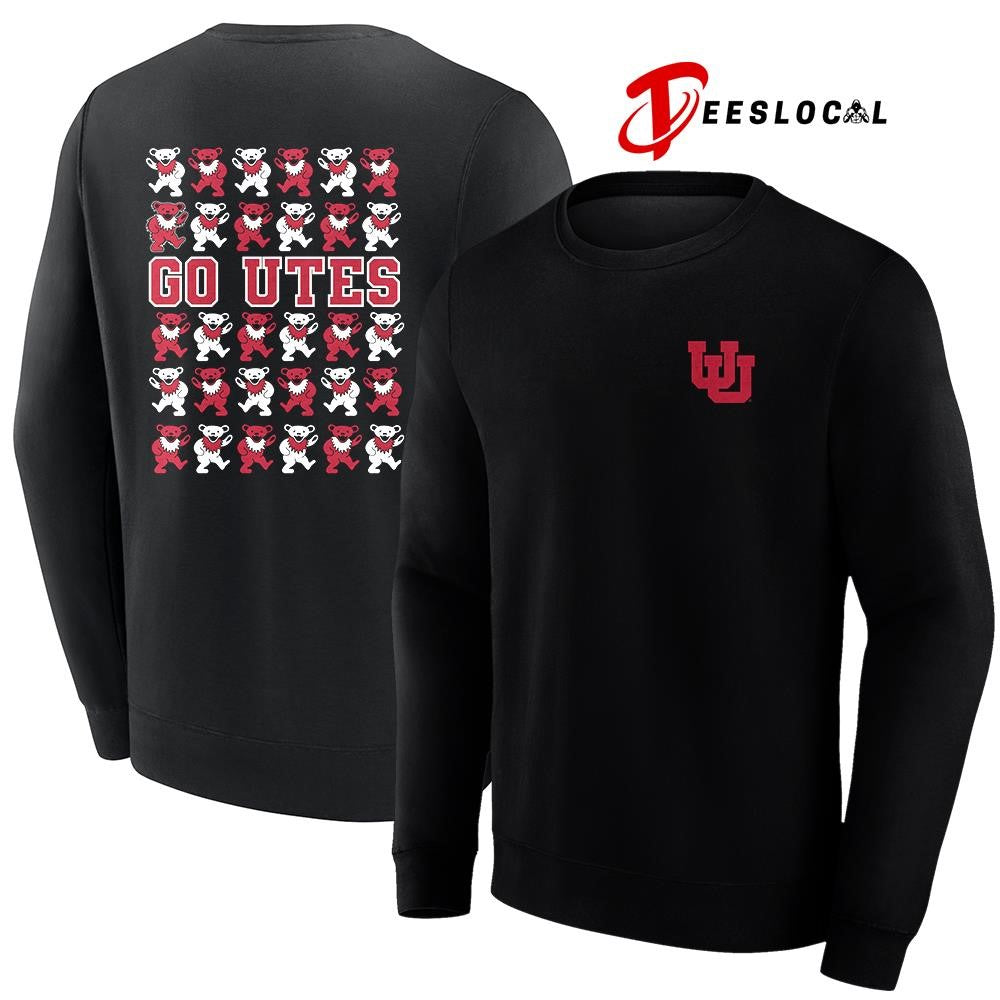 Grateful Dead x Utah Utes bears mascot shirt