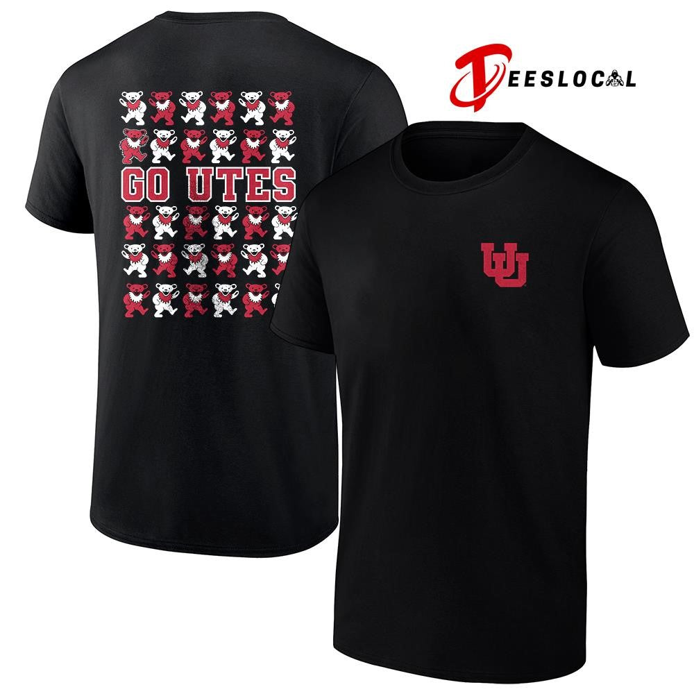 Grateful Dead x Utah Utes bears mascot shirt