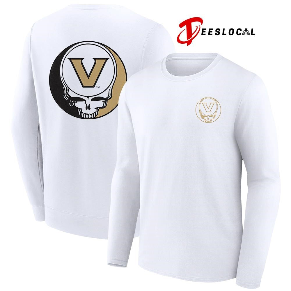 Grateful Dead x Vanderbilt Commodores logo parody shirt