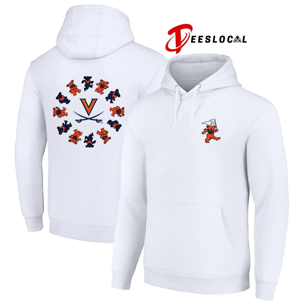 Grateful Dead x Virginia Cavaliers bears circle shirt