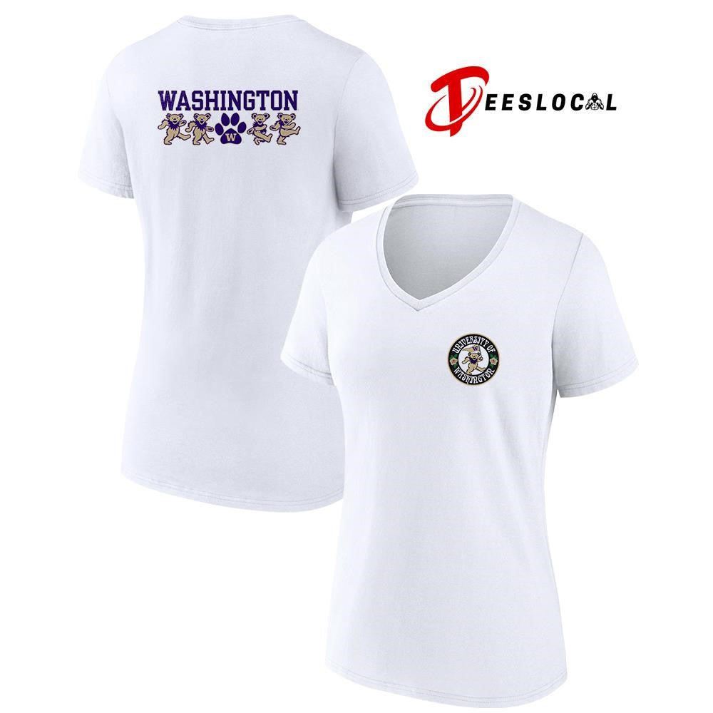 Grateful Dead x Washington Huskies dancing bears shirt