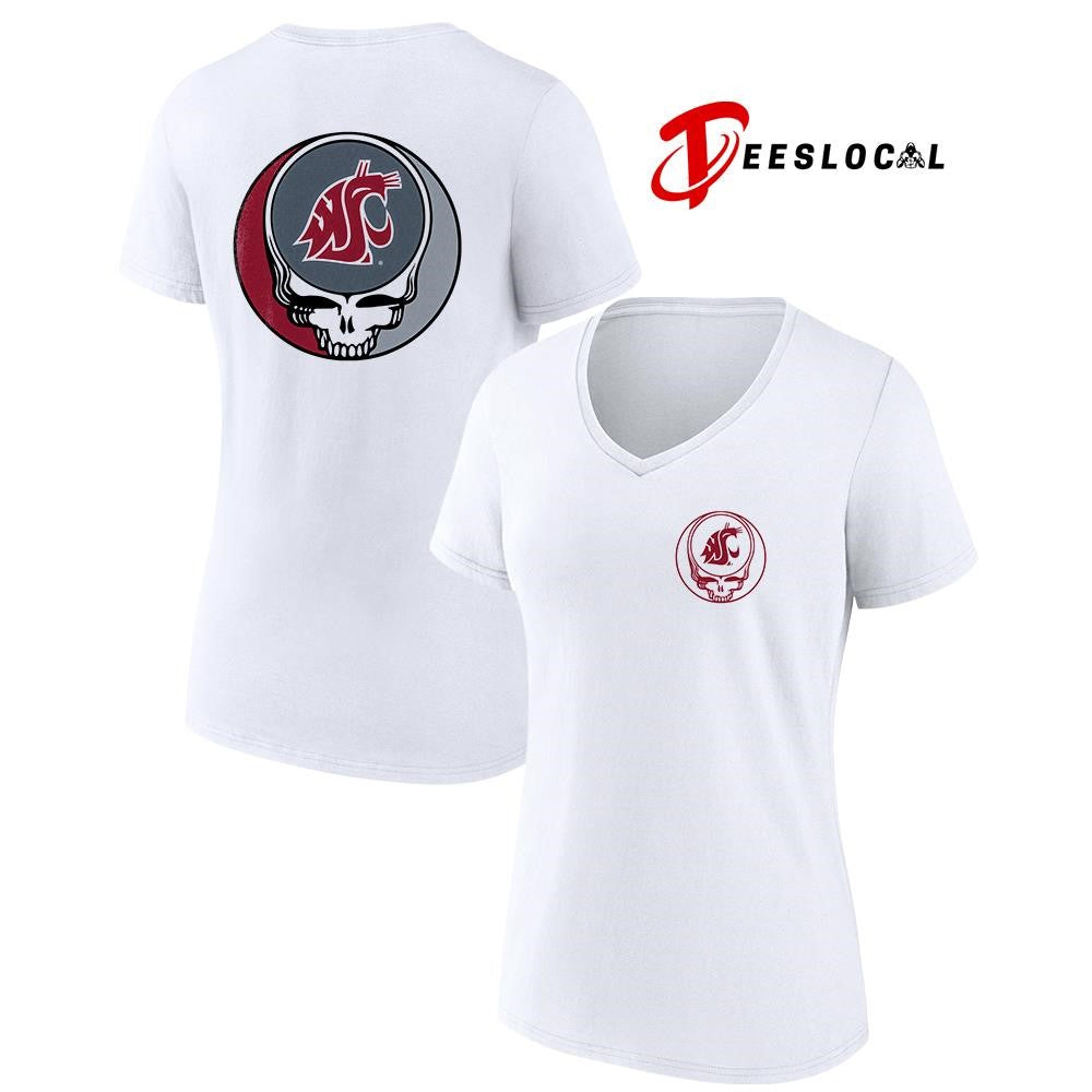 Grateful Dead x Washington State Cougars logo parody shirt