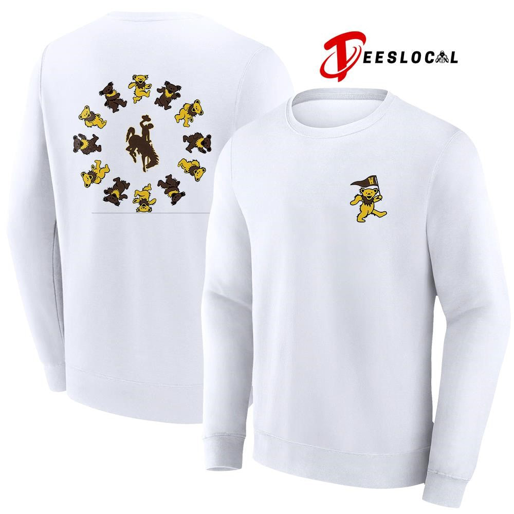 Grateful Dead x Wyoming Cowboys bears circle shirt