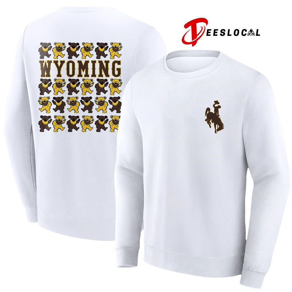 Grateful Dead x Wyoming Cowboys bears mascot shirt