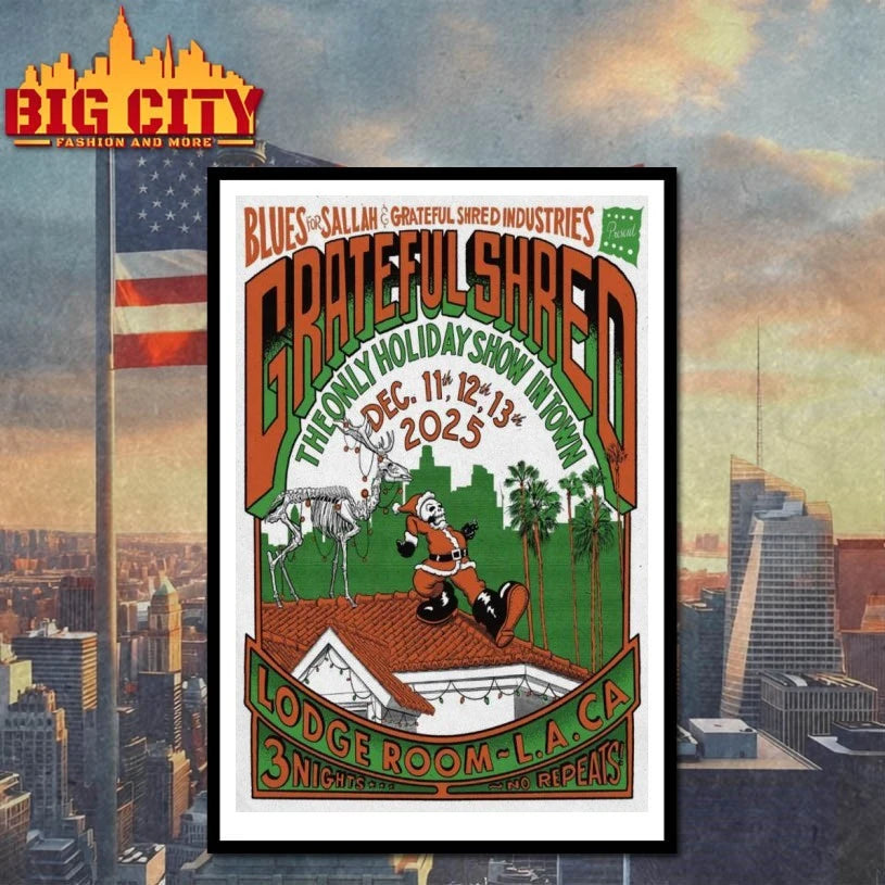 Grateful Shred Lodge Room Concert Poster shirt