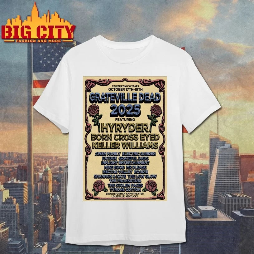 Grateville Dead Louisville Tour On Oct 17-19 2025 Poster Shirt