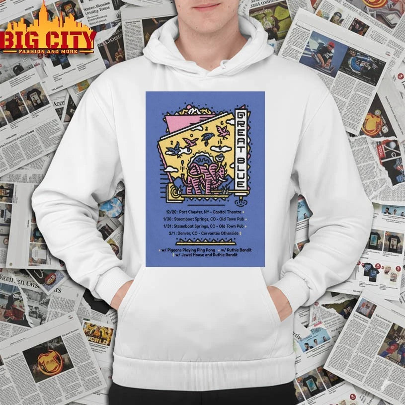 Great Blue Colorado Tour 2025-2026 Poster shirt