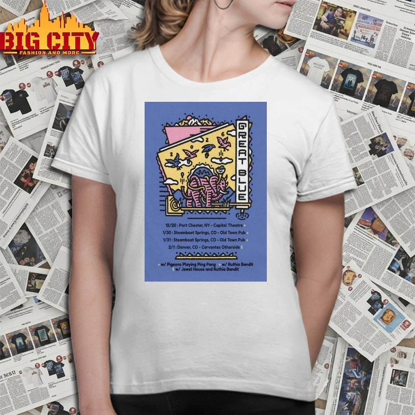 Great Blue Colorado Tour 2025-2026 Poster shirt