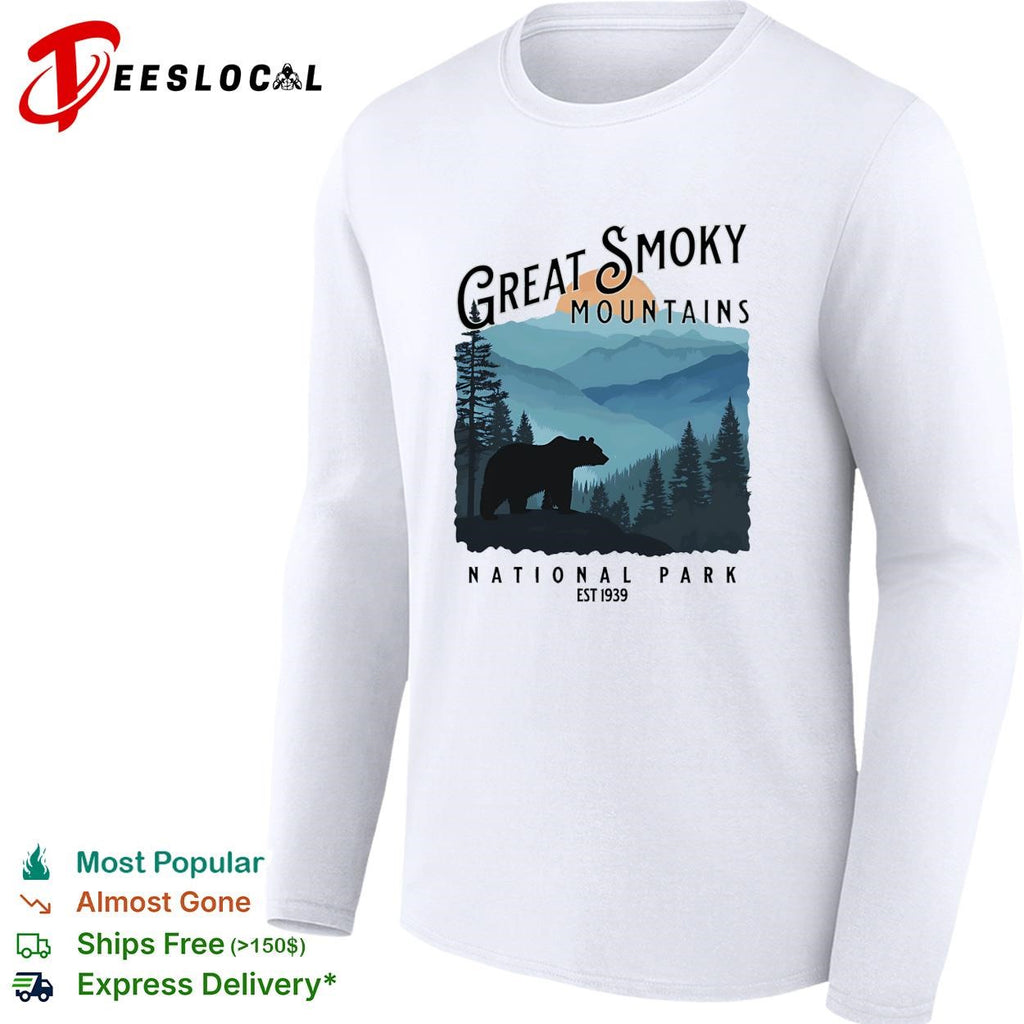 Great Smoky bear mountains national park est 1939 shirt