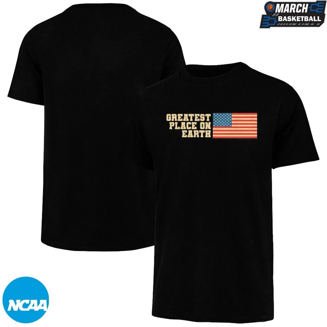 Greatest Place On Earth American Flag T-Shirts