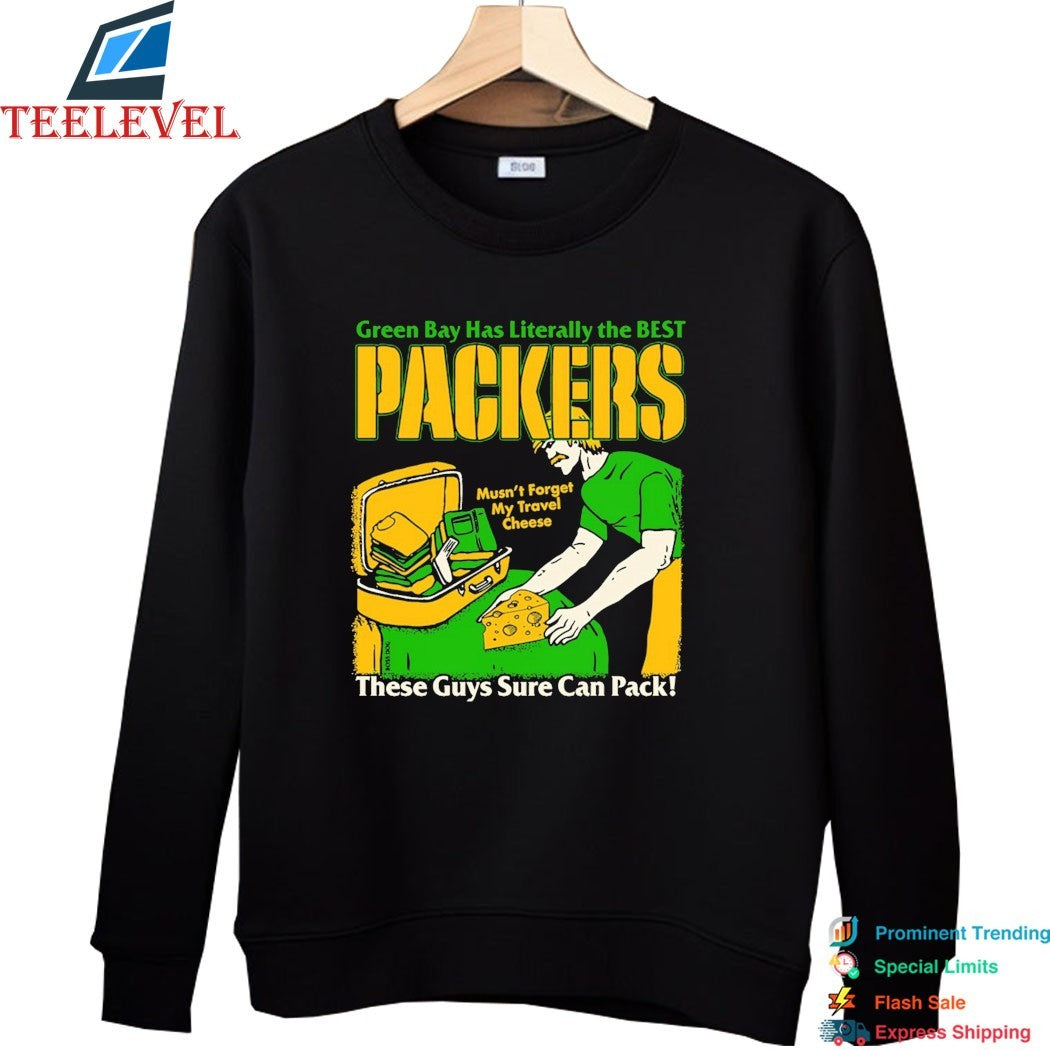 Green Bay Packers Has Literally The Best Mustn’t Forget My Travel Cheese These Guys Sure Can Pack T-shirts