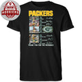 Green Bay Packers Legends Signature Thank You For Memories Shirt