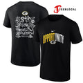 Green Bay Packers justice opportunity freedom equity shirt