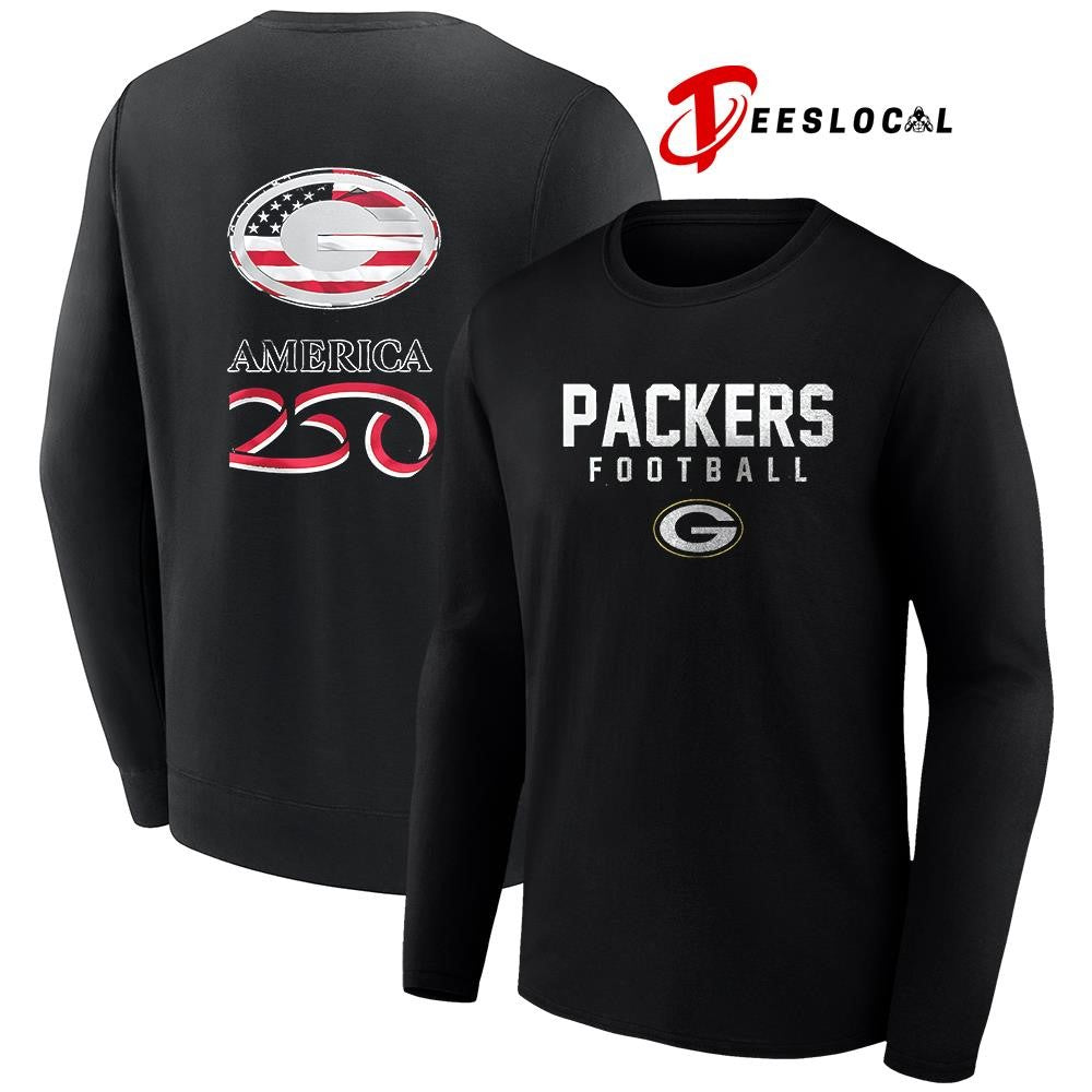 Green Bay Packers x 250 years of America camo shirt