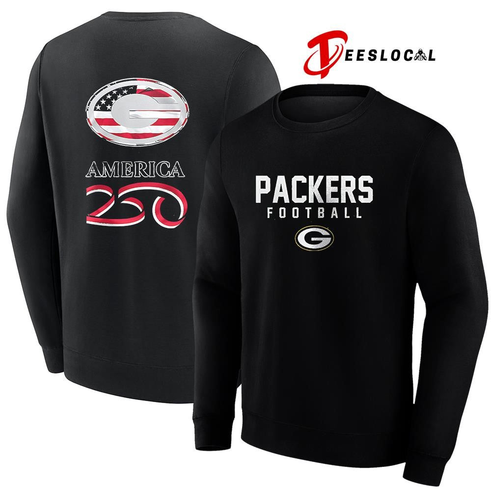 Green Bay Packers x 250 years of America camo shirt