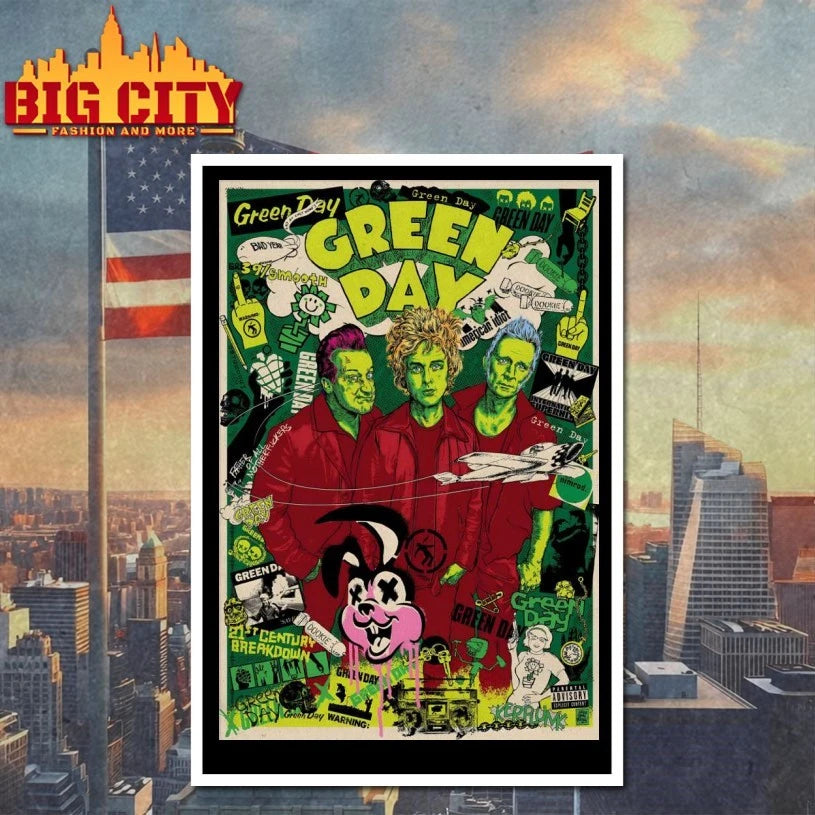 Green Day Album American Idiot By Laura And James Poster Shirt