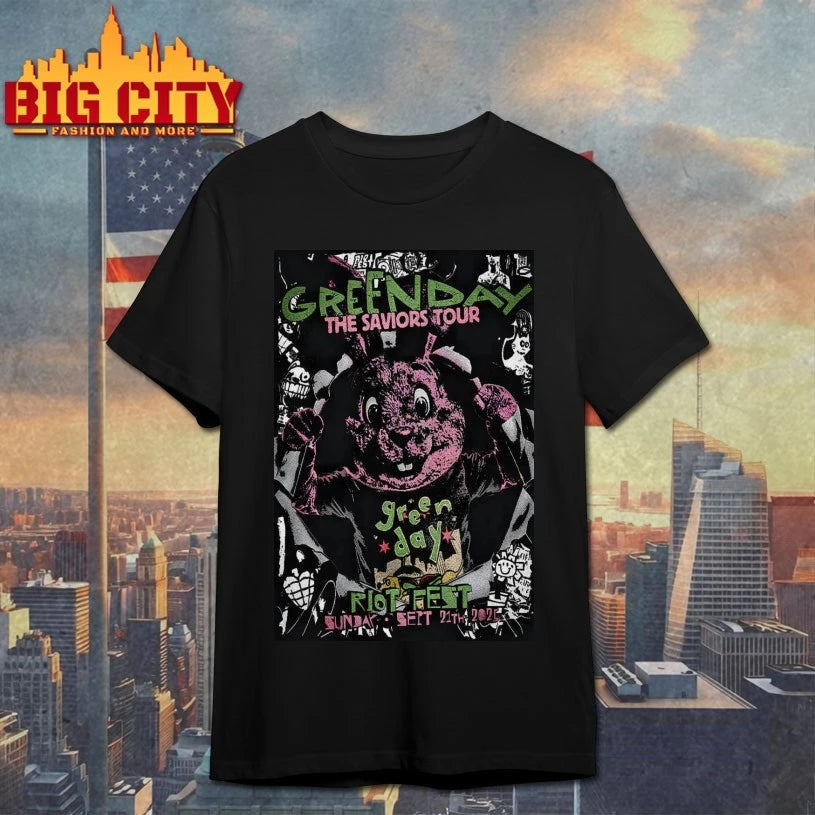 Green Day Riot Fest In Chicago IL 9.21.2025 Poster Shirt