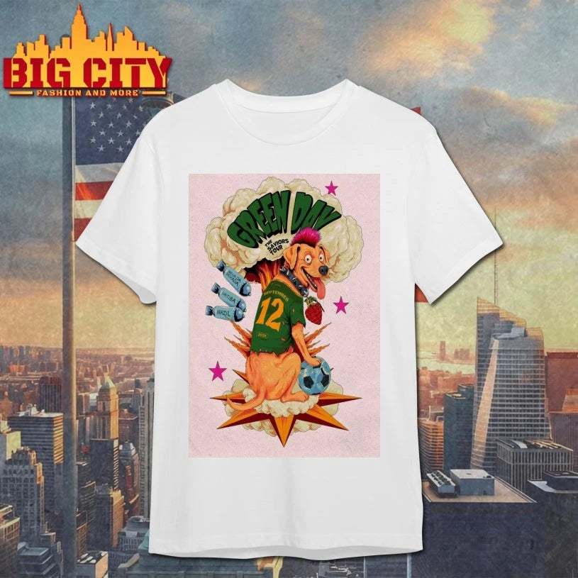 Green Day Sep 12 2025 Ligga Arena In Curitiba Brazil Poster shirt