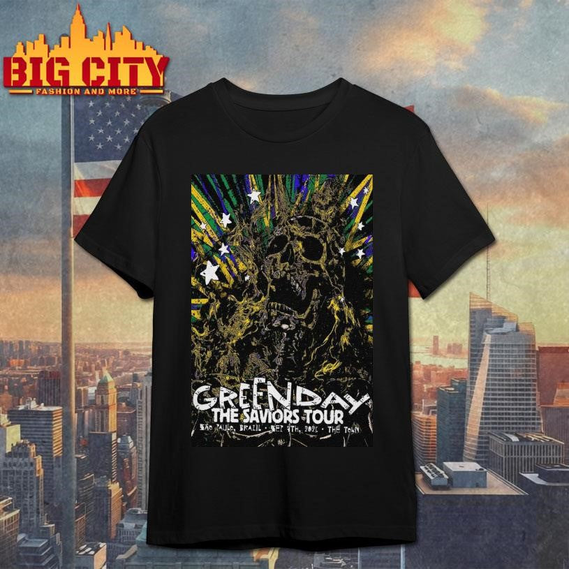 Green Day Sep 7th 2025 The Town Show Poster shirt