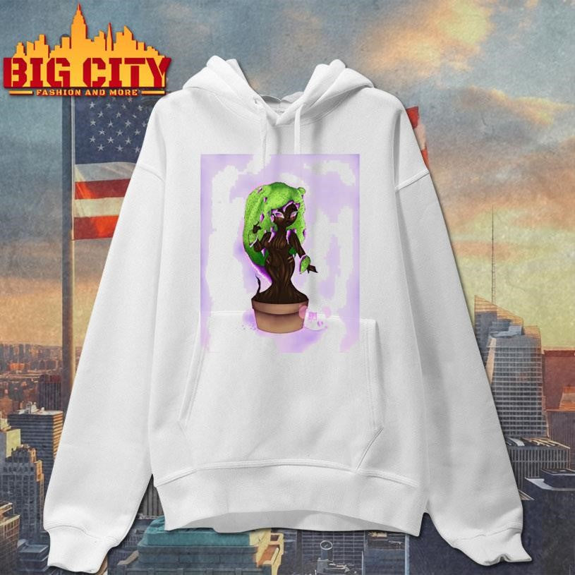 Green Haired Fantasy Figure Shirt