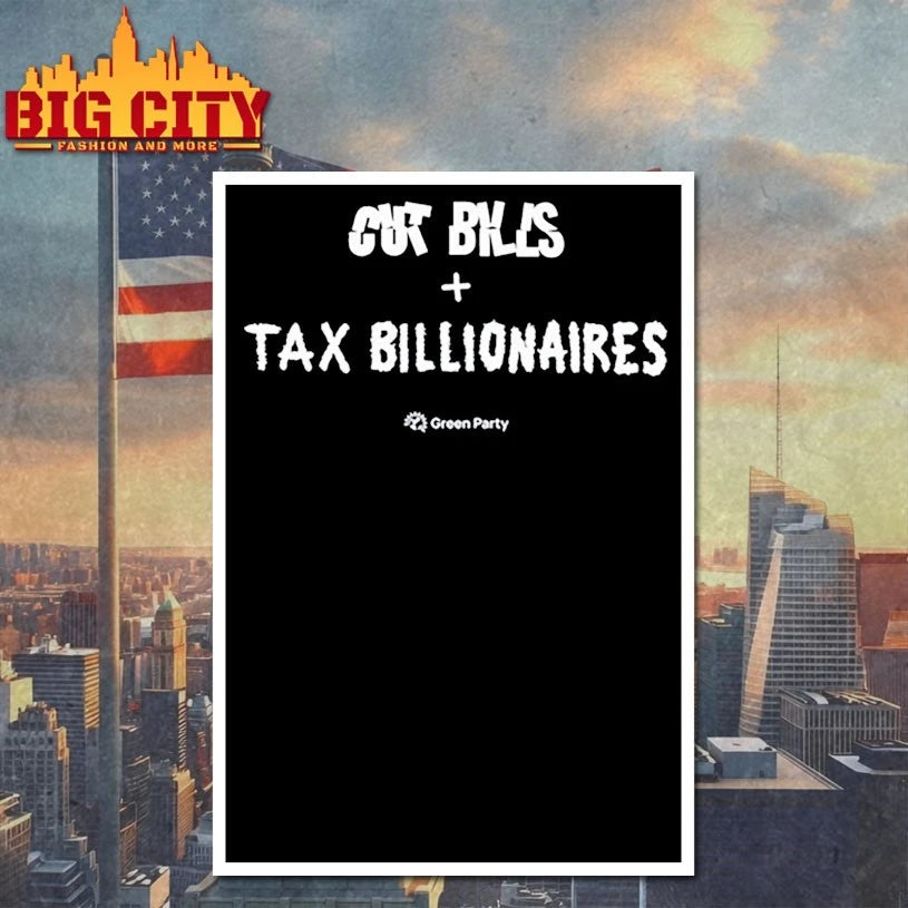Green Party Cut Bills + Tax Billionaires shirt