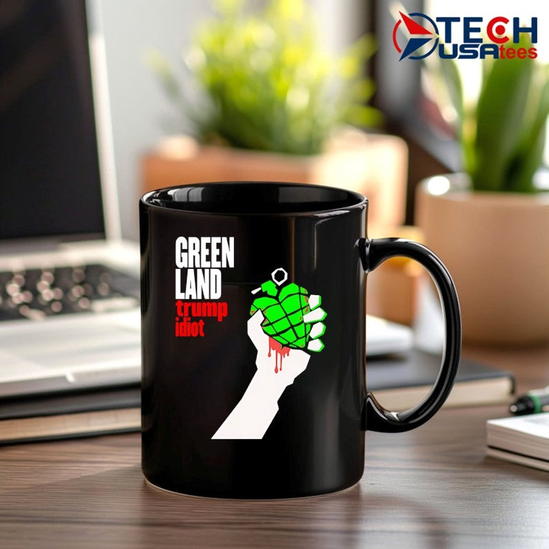 Greenland Green Day Parody Trump Idiot shirt