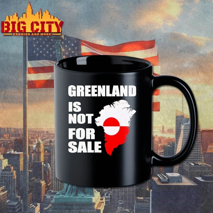 Greenland Is Not For Sale Map t-shirt