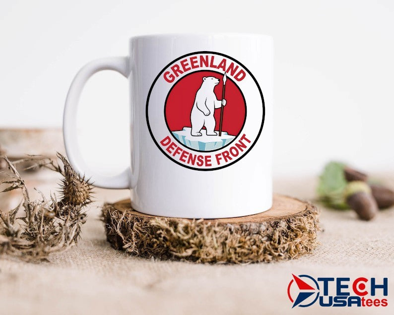 Greenland defense front Polar Bear logo shirt