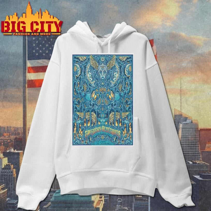 Greensky Bluegrass Oct 31 2025 Kalamazoo Halloween Show Poster Shirt