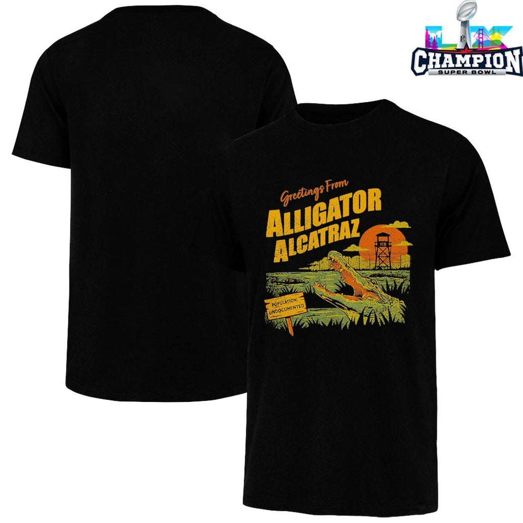 Greetings From Alligator Alcatraz Population Undocumented T-shirts